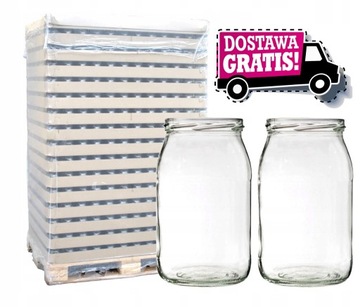 SŁOIKI 900ML SŁOIK PRZETWORY 0,9L PALETA 1152 SZT