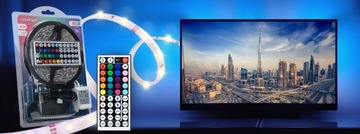 ДЕКОРАТИВНАЯ СВЕТОДИОДНАЯ ЛЕНТА RGB СВЕТОДИОДНАЯ ЛЕНТА ВОДОНЕПРОНИЦАЕМАЯ ДЛЯ ГОСТИНОЙ ПУЛЬТ ДИСТАНЦИОННОГО УПРАВЛЕНИЯ ДЛЯ ТЕЛЕВИЗОРА