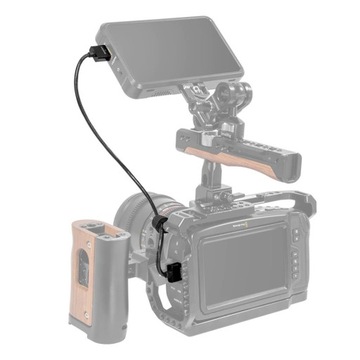 Кабель HDMI-HDMI, тонкая камера 40 см, 4K, 60 Гц, камера