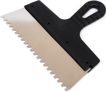 Szpachelka szpachla zębata do kleju 200 mm ząb 10x10 mm Polax