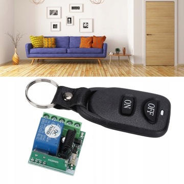 БЕСПРОВОДНОЙ ДИСТАНЦИОННЫЙ ПЕРЕКЛЮЧАТЕЛЬ 12 В постоянного тока, 433 МГц