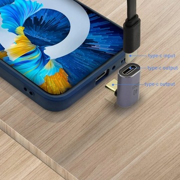 АДАПТЕР USB type-C USB-C — USB-C под углом 90 градусов ЧЕРНЫЙ ПРЕМИУМКОРД