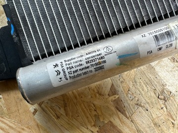 CHLADIČ KLIMATIZACE PEUGEOT 208 2008 II CORSA F 9825371480 2019-