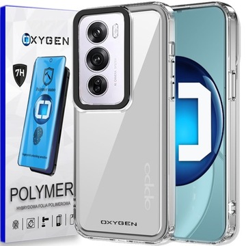 Etui Case na telefon OXYGEN PURE do RENO 12 PRO 5G|+ FOLIA POLIMEROWA