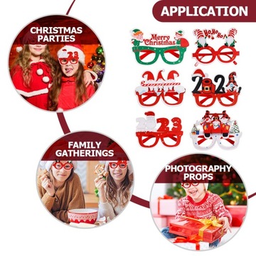 18шт очки для рождественской вечеринки