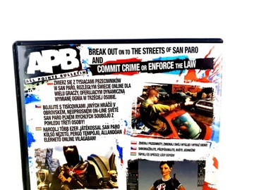 APB ALL POINTS BULLETIN PC BOX БЕЗ ИГРЫ PL