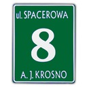 РЕФЕЛЬНАЯ АДРЕСНАЯ ТАБЛИЧКА С НОМЕРОМ ДОМА, ALU