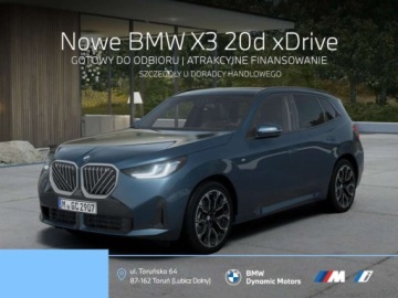 BMW X3 G45 2026 BMW X3 20d xDrive 197 KM mHEV - Gotowy do Odbioru - Kamera 360 - Hak 2.0