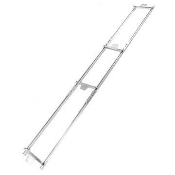 System prowadnic młyna szynowego o długości 9 stóp i długości 2,7 m. 4 zestaw poprzeczek. Młyn łańcuchowy ze stopu aluminium