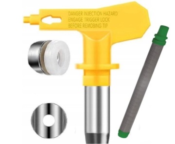 Покрасочная насадка 411 + 2 уплотнения + фильтр 100 ячеек Покрасочный блок Пистолет