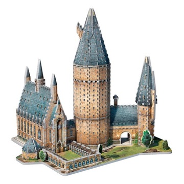 PUZZLE 3D 850 el Harry Potter SALA HOGWART Great Hall WREBBIT