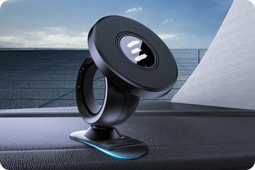 UCHWYT NA MAGNES DO KOKPITU+MOCNA ŁADOWARKA 4X USB typ-C DO ZAPALNICZKI