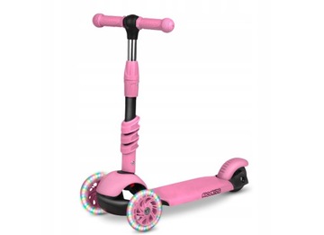 ТРЕХКОЛЕСНЫЙ ДЕТСКИЙ САМОКАТ, СБАЛАНСИРОВАННЫЙ СВЕТОДИОДНЫЙ САМОКАТ 3-в-1 СО СВЕТЯЩИМИСЯ КОЛЕСАМИ