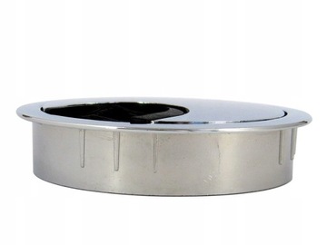 МЕТАЛЛИЧЕСКИЙ КАБЕЛЬНЫЙ ВВОД ДЛЯ СТОЛОВ FI60MM ХРОМ