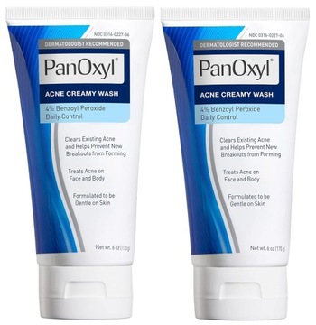 PanOxyl Антибактериальный увлажняющий крем от прыщей, 4% перекись