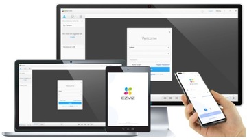 Панорамная IP-камера с Wi-Fi, беспроводная, с поддержкой Wi-Fi, цветной звук, EZVIZ C8W, 4 МП, 2K