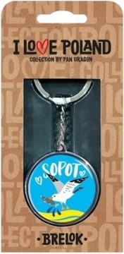 BRELOK I LOVE POLAND SOPOT ILP-BRE-A-SOP-01