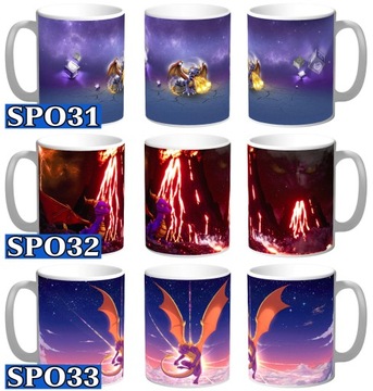 КРУЖКА SPYRO THE DRAGON GAME В ПОДАРОК ​​Имя + БЕСПЛАТНАЯ Коробка 330МЛ