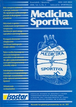 MEDICINA SPORTIVA 2000 Vol 4, No. 3