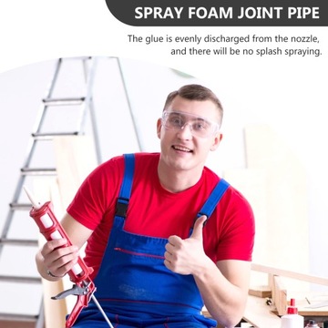 Сменная пенопластовая трубка и прозрачная распылительная насадка.