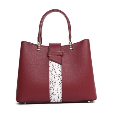 Skórzana torebka crossbody tote dla kobiet