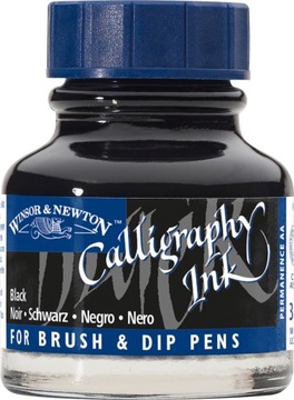 TUSZ DO KALIGRAFII 30ML BLACK Winsor&Newton
