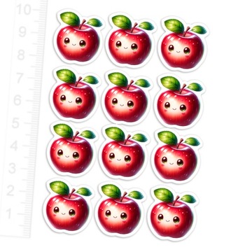 Naklejki dla dzieci prezent motywacyjne nagrody warzywa owoce dużo wzorów