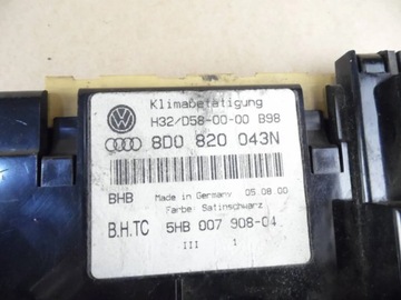 AUDI A4 B5 PANEL KLIMATIZACE 8D0820043N