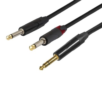 SSQ JSJM2 - kabel Jack stereo - 2x Jack Mono 2 metrowy