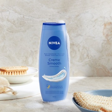 NIVEA Creme Smooth кремовый гель для душа 500 мл