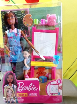 КУКЛА БАРБИ, УЧИТЕЛЬ ИЗОБРАЗИЯ, ПРОЩЕ, ЩЕТКА