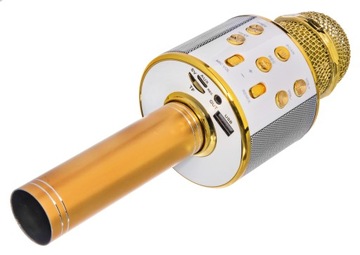BEZPRZEWODOWY MIKROFON ŚPIEW KARAOKE BLUETOOTH