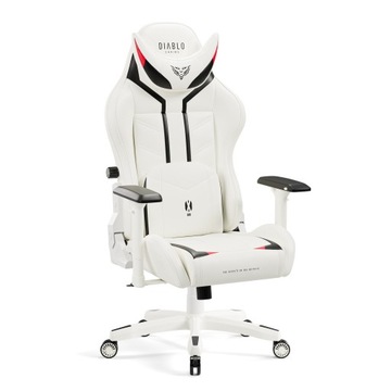 Fotel gamingowy Diablo X-Ray 2.0 King Size: Biało-czarny