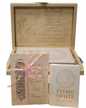 Pismo Święte Biblia Prezent Komunia Bierzmowanie