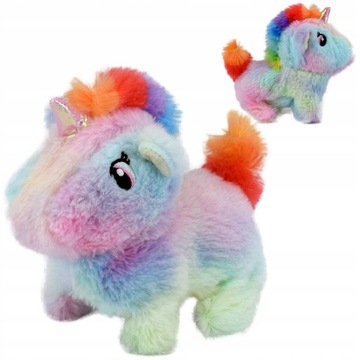 JEDNOROŻEC INTERAKTYWNY CHODZĄCY TĘCZOWY DLA DZIECI unicorn tęczowy