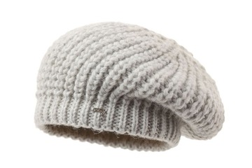 Beret damski DORITA Jasny szary Polski producent