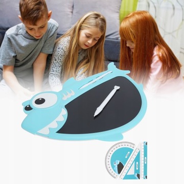 8,5-дюймовый мультяшный ЖК-блокнот для письма с цветным шрифтом