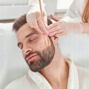 Zestaw depilacja męska WOSK BARBER Podgrzewacz