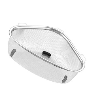 Небольшая металлическая полка с крылом для раковины Basket The Sink Str.