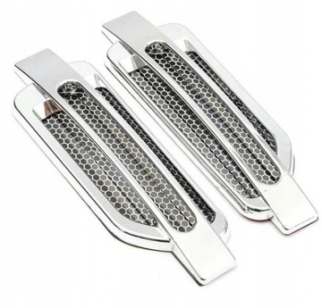 tuning naklejka wlot powietrza 3d grill samochod