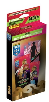 FIFA 365 2024 Adrenalyn XL KARTY PIŁKARSKIE BLISTER LIMITED XXL SASZETKI