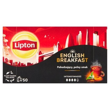Lipton English Breakfast Herbata czarna 50 torebek