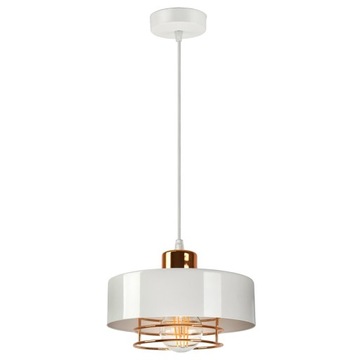 LAMPA SUFITOWA LED Wisząca ŻYRANDOL PLAFON LOFT LED Biała