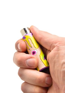 ЗАЖИГАЛКА CLIPPER FLAME MAGIC THC CASE