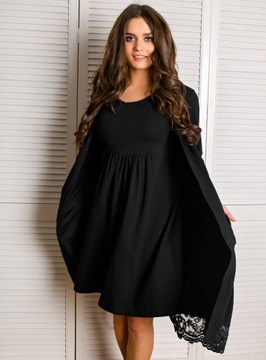 ХАЛАТ ДЛЯ беременностей ЖЕНСКИЙ, ХЛОПОК РОЗОВЫЙ, КРУЖЕВО, L