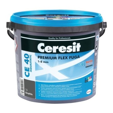 FUGA ELASTYCZNA CERESIT CE40 GRAFITOWY 5KG