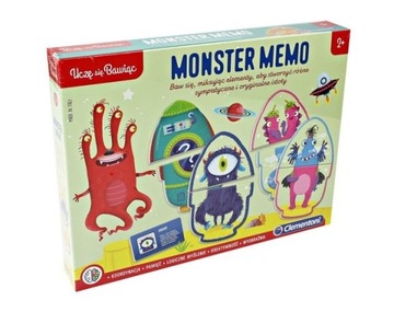 Uczę się bawiąc Monster memo 50086 Clementoni