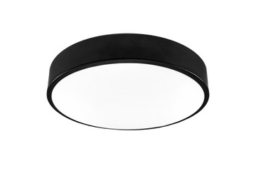 PLAFON LED LAMPA SUFITOWA OKRĄGŁA NATYNKOWA 24W 4000K LOFT CZARNY 30cm