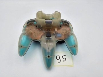 КОНСОЛЬ NINTENDO 64, ЕВРОПЕЙСКАЯ ВЕРСИЯ, ПРОЗРАЧНАЯ СИНЯЯ + ОРИГИНАЛЬНЫЕ АКСЕССУАРЫ
