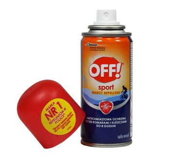 OFF Sport suchy aerozol na komary kleszcze do 8h